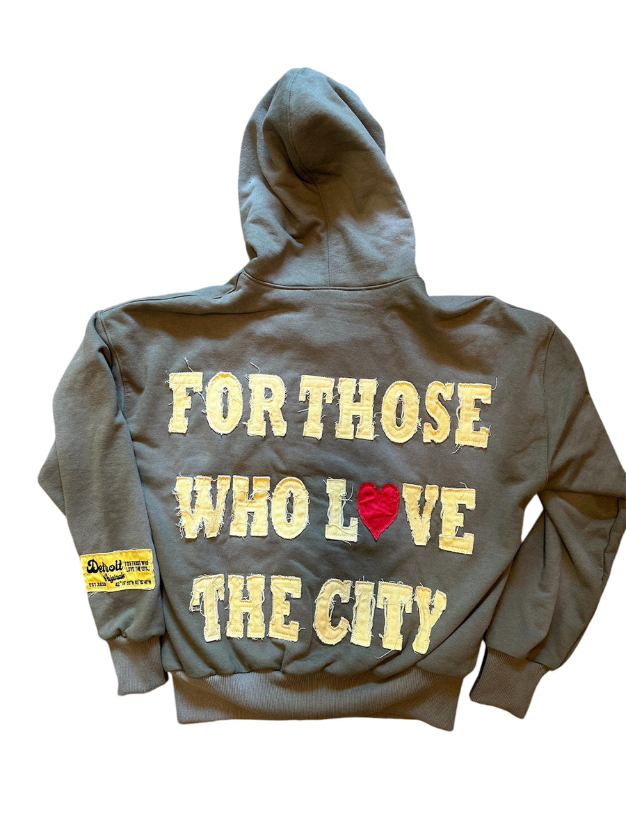 Detroit Originals “For Those Who Love The City” Hoodie