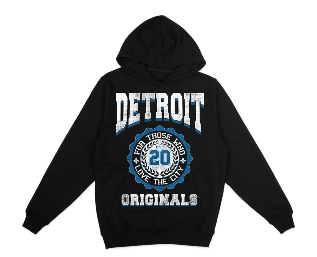 Detroit Originals Collegiate Logo Hooded Sweatshirt