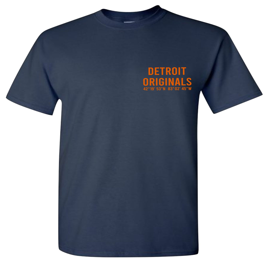 Detroit Originals Coordinates T-Shirt