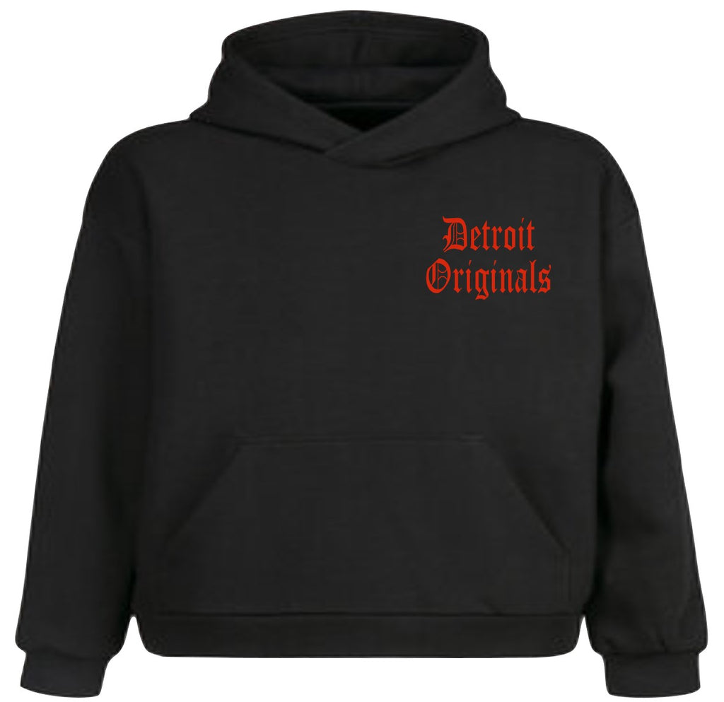 Detroit Originals Skull x Crossbones Coordinates Hooded Sweatshirt