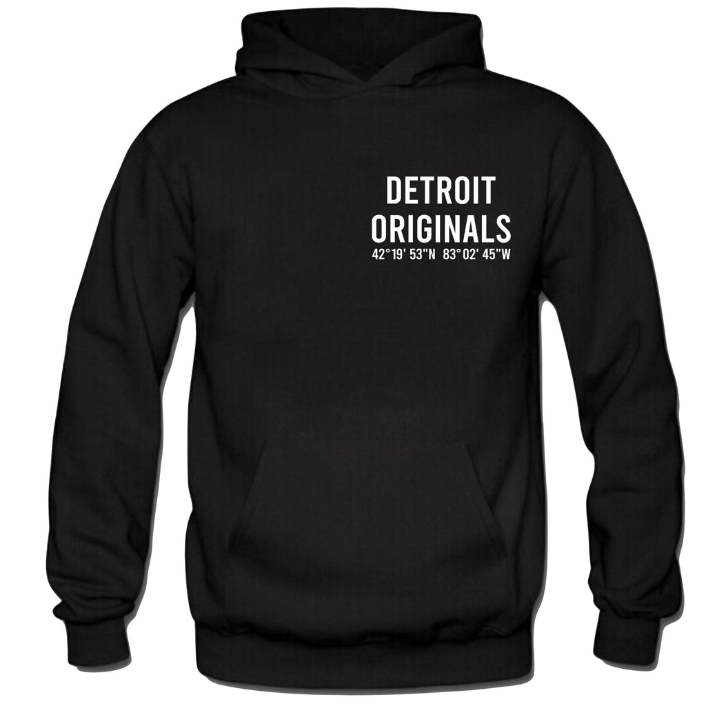 InkDetroit Detroit Mineral Wash Olive Hoodie