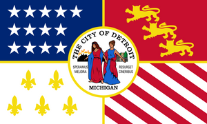 Detroit Originals City Flag Hoodie